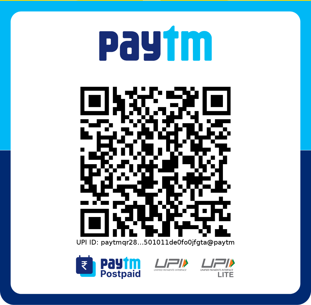 UPI QR Code - paytmqr2810050501011de0fo0jfgta@paytm
